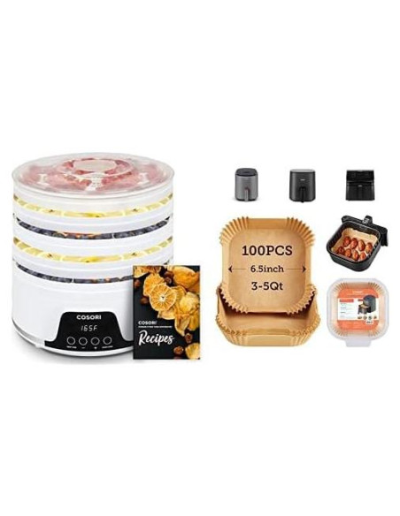 Deshidratador de Alimentos COSORI 350W 5 Bandejas Sin BPA