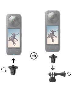 Cámara de Acción 360 Insta360 X5 8K Impermeable, 185 Min Batería 2