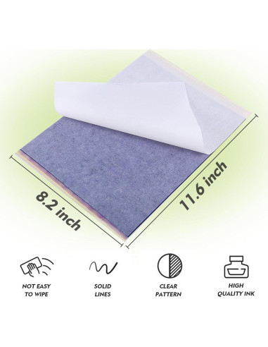 Papel de Transferencia de Tatuaje Rayyl - 50 Hojas A4 4-Capas