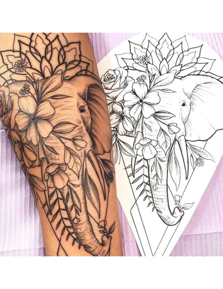 Papel de Transferencia de Tatuaje Rayyl - 50 Hojas A4 4-Capas