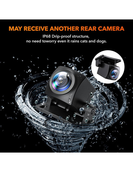 Cámara Trasera WOLFBOX i17 AHD 1080P Impermeable