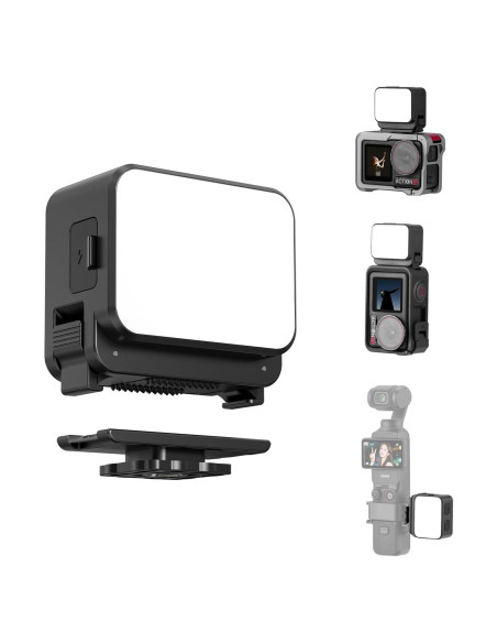 Mini Luz LED BRDRC para Cámara de Acción DJI Osmo Pocket 3