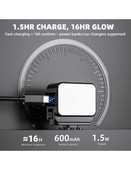 Mini Luz LED BRDRC para Cámara de Acción DJI Osmo Pocket 3