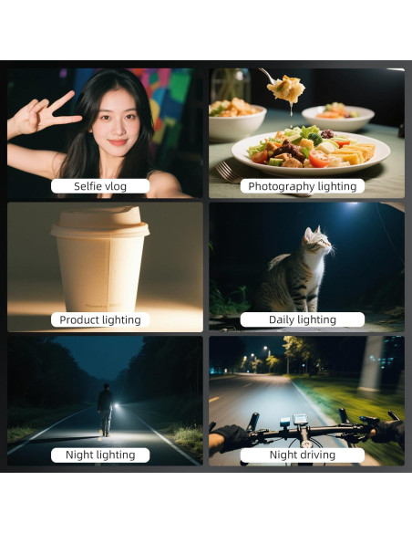 Mini Luz LED BRDRC para Cámara de Acción DJI Osmo Pocket 3