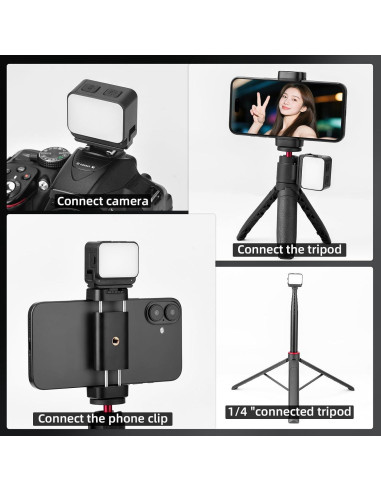 Mini Luz LED BRDRC para Cámara de Acción DJI Osmo Pocket 3