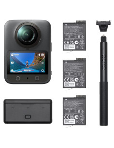 Cámara 360 DJI Osmo 360 a Prueba de Agua 8K con 3 Baterías