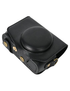 Funda de cámara de cuero PU BMAOLLONGB para Sony PowerShot SX740