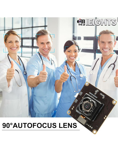 Cámara USB 4K IEights ELP-USB4KCAM05AF-V90, 11MP, Mini