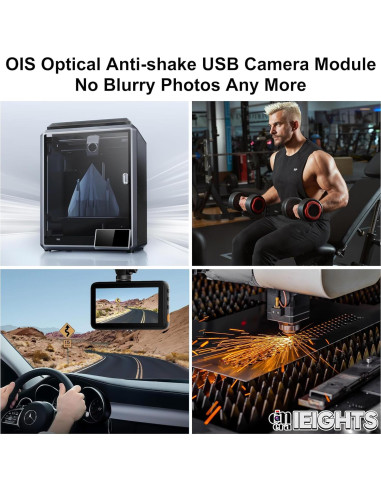 Cámara USB 4K IEights ELP-USB4KCAM05AF-V90, 11MP, Mini