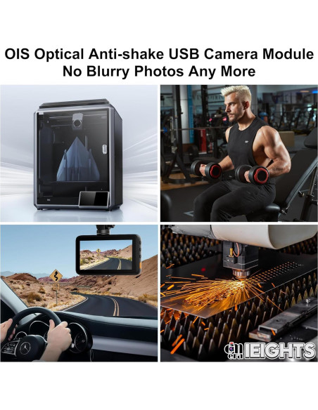 Cámara USB 4K IEights ELP-USB4KCAM05AF-V90, 11MP, Mini