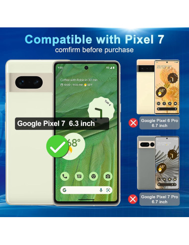 Protector de Pantalla Privado Vidrio Templado Pixel 7 5G - 2 Pzas
