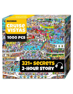 Puzzle Quokka 1000 Piezas Vistas de Crucero - Adducate
