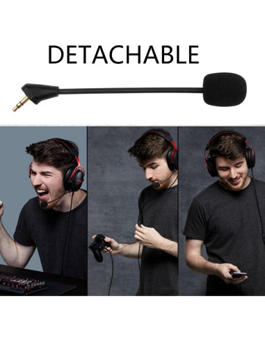 Micrófono Boom Sqrmekoko para Auriculares HyperX Cloud Alpha