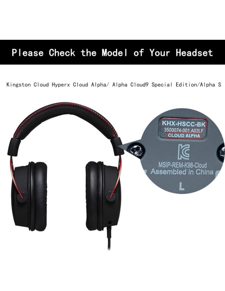 Micrófono Boom Sqrmekoko para Auriculares HyperX Cloud Alpha