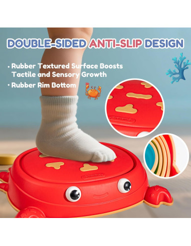 Piedras de Paso de Cangrejo Makarci - 5 Piezas Antideslizantes