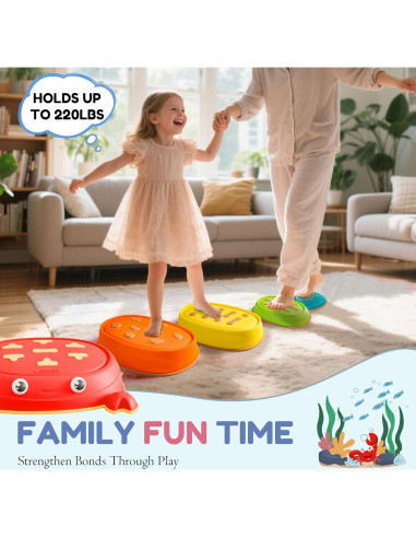 Piedras de Paso de Cangrejo Makarci - 5 Piezas Antideslizantes