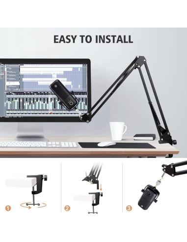 Soporte de Micrófono Boom Arm Elgato Wave 3 - 1.4kg