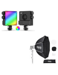 Luz de Video LED RGB ULANZI LE20 20W 360 Ajustable