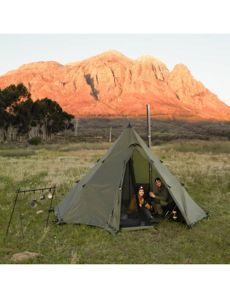 Tienda Teepee Naturehike Ranch Fire 6 Personas Impermeable