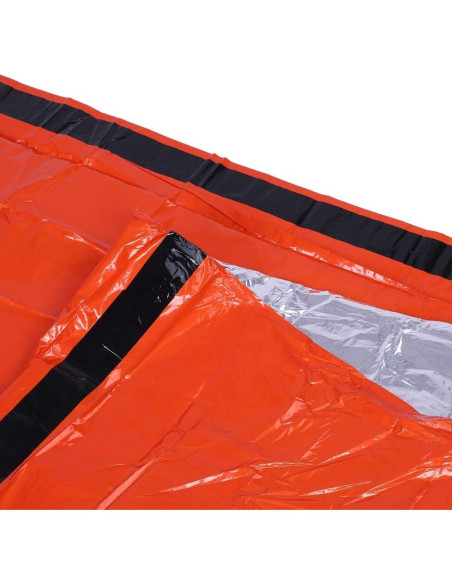 Saco de dormir Shanrya compacto para camping 210x90cm naranja