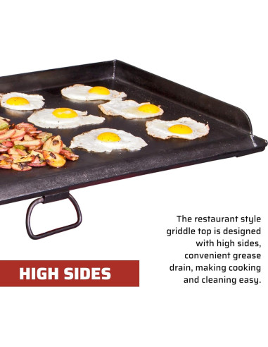 Plancha de Freír Camp Chef Profesional 40.64 cm 3 Quemadores