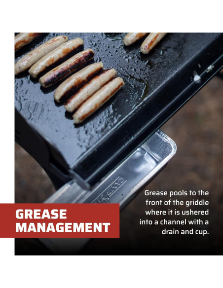 Plancha de Freír Camp Chef Profesional 40.64 cm 3 Quemadores