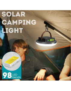 Linterna Solar Recargable LeKaufen 4500LM 4 Modos Impermeable 2