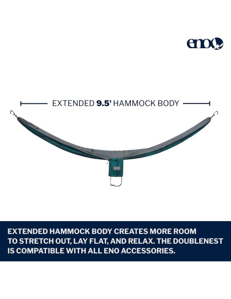 Hamaca SingleNest ENO con Sistema de Suspensión Atlas 2.9m