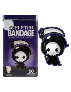 Vendajes Autoadhesivos BioSwiss Halloween Esqueleto 50 Piezas
