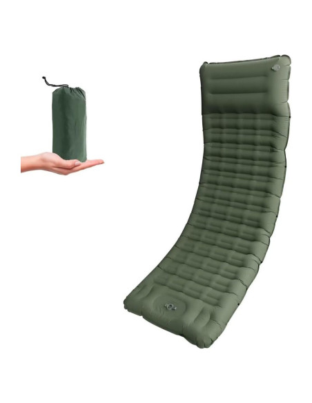 Colchoneta de Camping OPL5 Inflable Ultraligera con Almohada