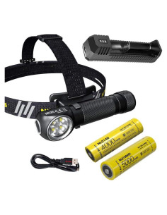Linterna Frontal LED Nitecore HC35 2700Lm Recargable USB