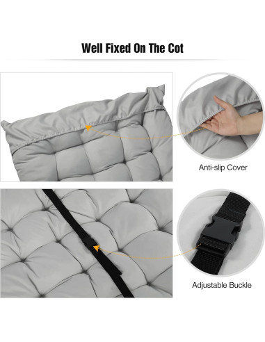 Almohadilla de Camping REDCAMP 190.5x71.1cm Suave y Gruesa