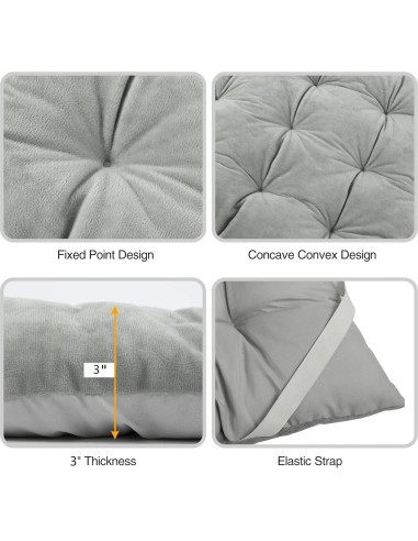 Almohadilla de Camping REDCAMP 190.5x71.1cm Suave y Gruesa