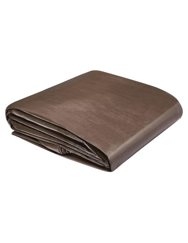 Cubierta de lona impermeable Amazon Basics 6.1x6.1m 10mil