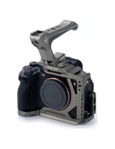 Mitad de Jaula Ligera Tilta TA-T46-A para Sony a7R V - Gris Titanio