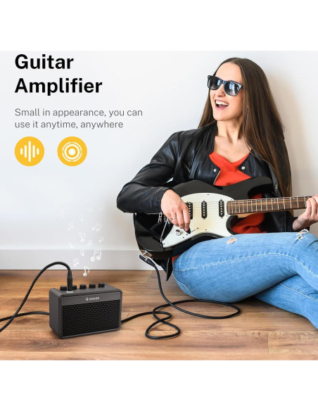 Amplificador de guitarra eléctrica Donner DA-10 5W portátil