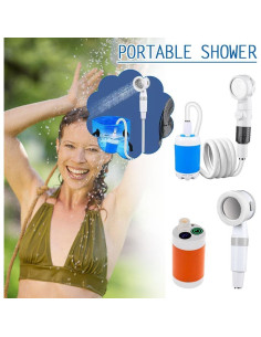 Ducha Camping Portátil Genérico Bomba Eléctrica Recargable 6000mAh 2