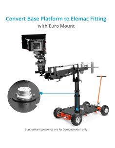 Adaptador de Montaje Proaim Euro/Elemac Base 200kg Aluminio CNC 2