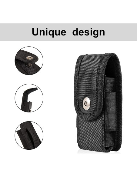 Funda de Multiherramienta QEES para Cinturón de Nylon Negro