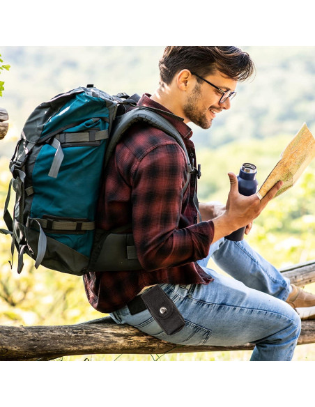 Funda de Multiherramienta QEES para Cinturón de Nylon Negro