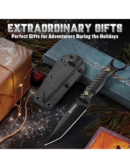 Cuchillo Tanto DRGSKL de Acero D2 con Funda - 20.3 cm Cuchillo Tanto DRGSKL de Acero D2 con Funda - 20.3 cm