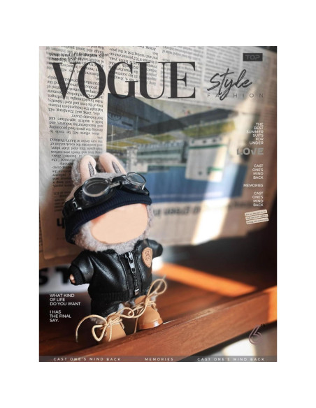 Conjunto de Ropa Callejera para Labubu 17cm - 6 Piezas Conjunto de Ropa Callejera para Labubu 17cm - 6 Piezas