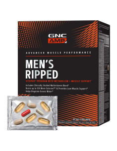 Vitapak Ripped GNC AMP Hombres 30 Días Multivitamínico