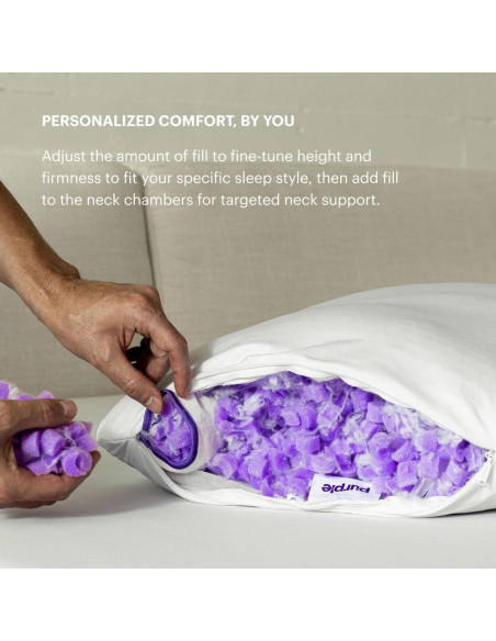 Almohada Estándar Púrpura GelFlex Grid y Espuma MicroFlex Almohada Estándar Púrpura GelFlex Grid y Espuma MicroFlex