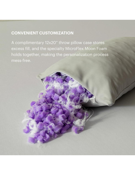 Almohada Estándar Púrpura GelFlex Grid y Espuma MicroFlex Almohada Estándar Púrpura GelFlex Grid y Espuma MicroFlex