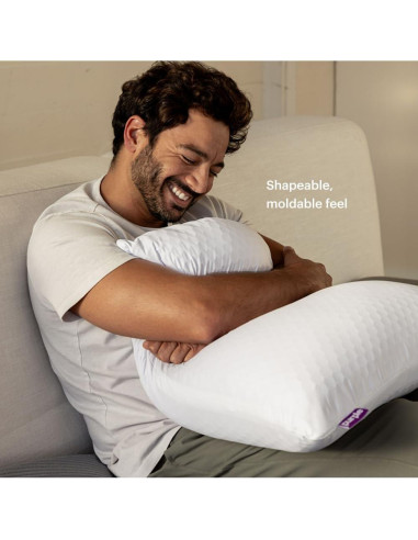 Almohada Estándar Púrpura GelFlex Grid y Espuma MicroFlex