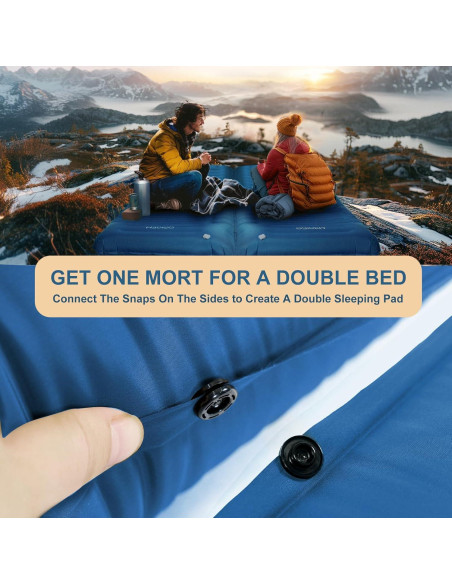 Almohadilla de dormir autoinflable Origem 199.5x76cm 14cm gruesa