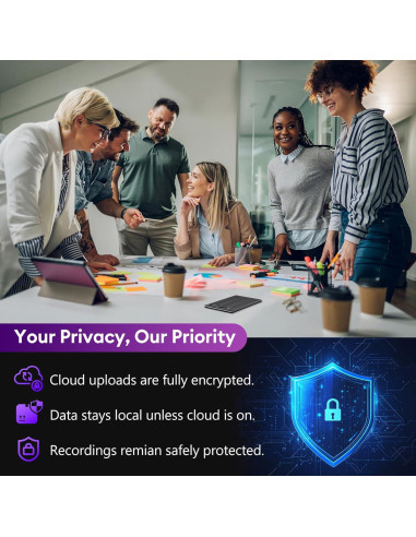 Grabadora de Voz Digital AI Tophorse NOTE-1 64GB Negra