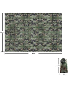 Toldo Impermeable Genérico 100x145cm Camuflaje para Camping 2