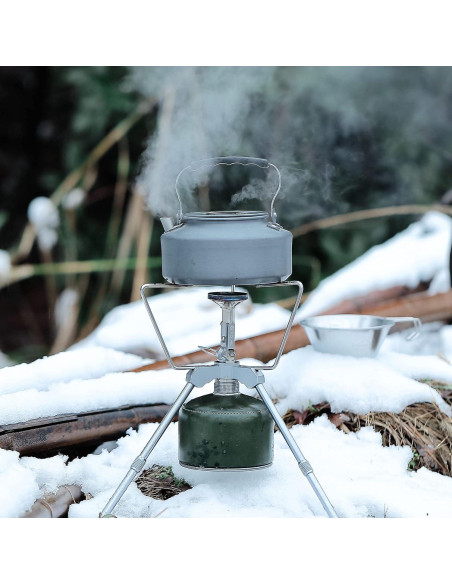 Estante de Cocina Campingmoon para Mochileros Z01 con Adaptador Estante de Cocina Campingmoon para Mochileros Z01 con Adaptador